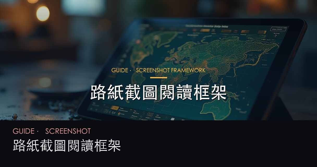 路紙截圖閱讀框架主視覺